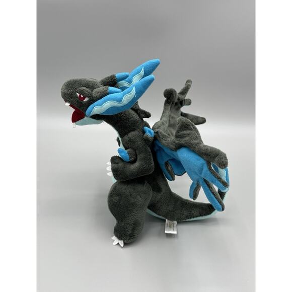Mega Charizard X Pokémon Plush Doll 9” Stuffed Animal Posable Wings 2018 - Picture 4 of 9